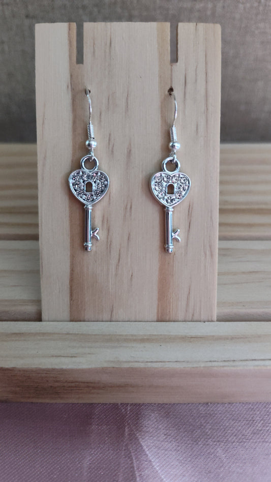 Key Earrings- CLEARANCE- Discontinued item