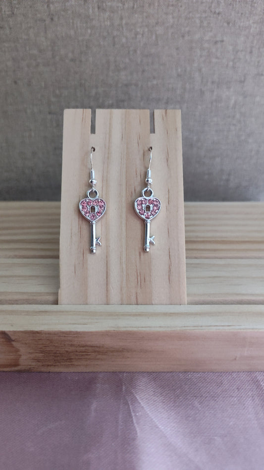 Key Earrings- CLEARANCE- Discontinued item