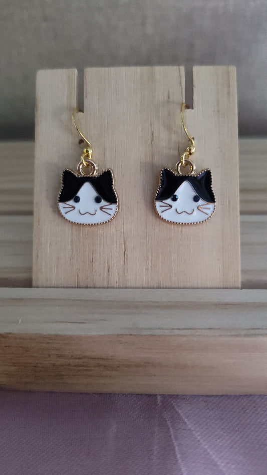 Kitty Cat Earrings- CLEARANCE- Discontinued item