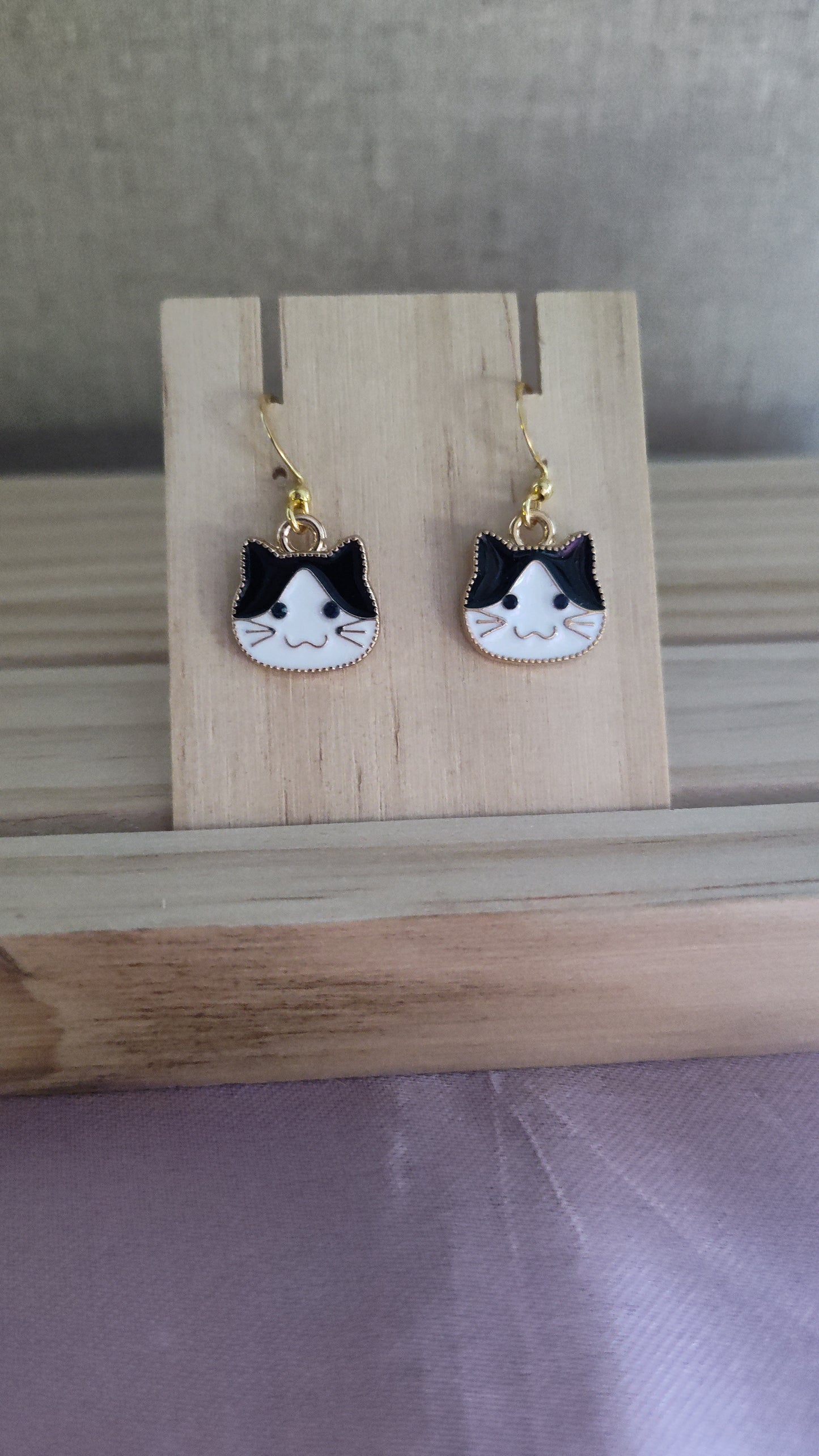 Kitty Cat Earrings- CLEARANCE- Discontinued item