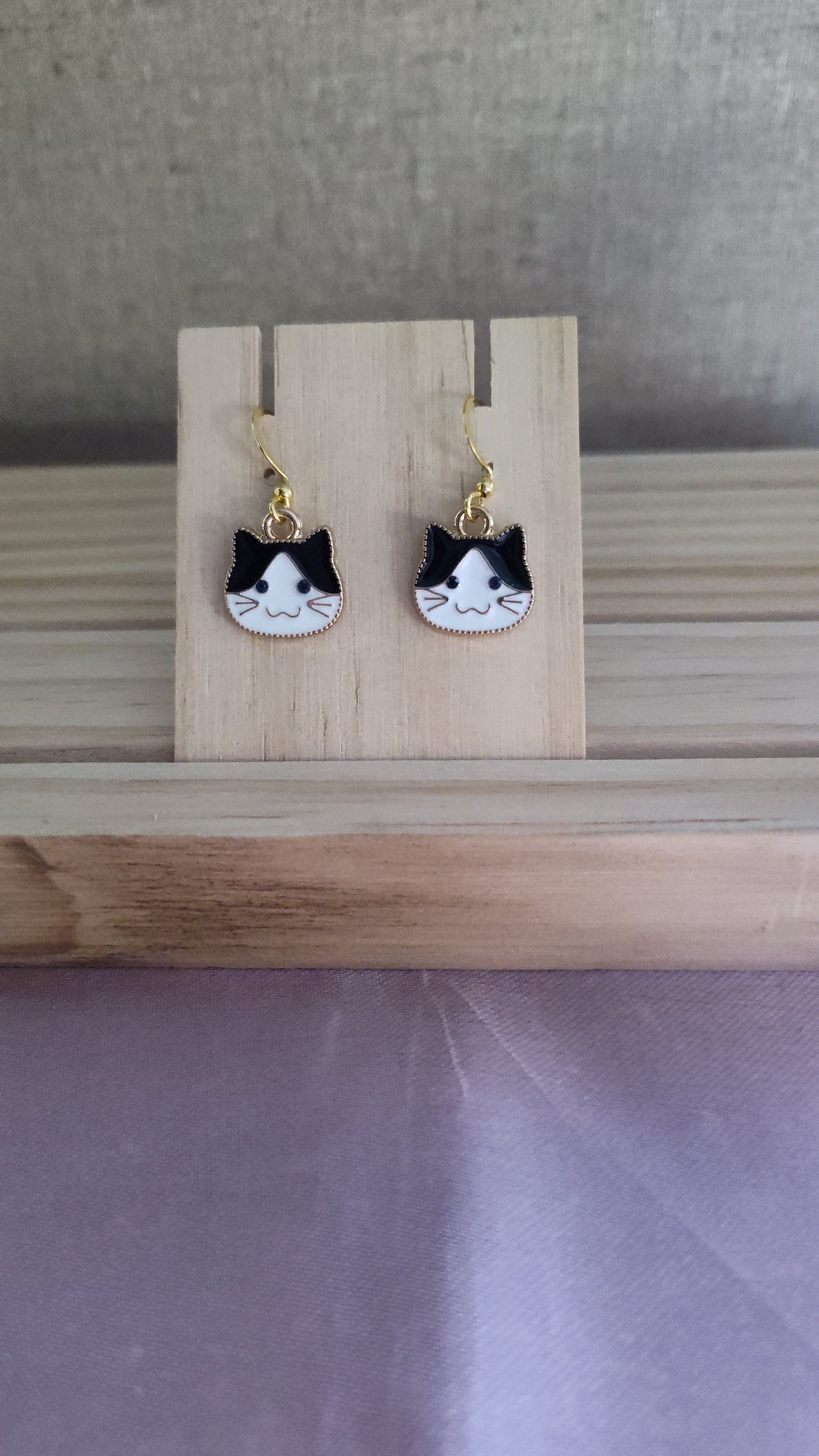 Kitty Cat Earrings- CLEARANCE- Discontinued item