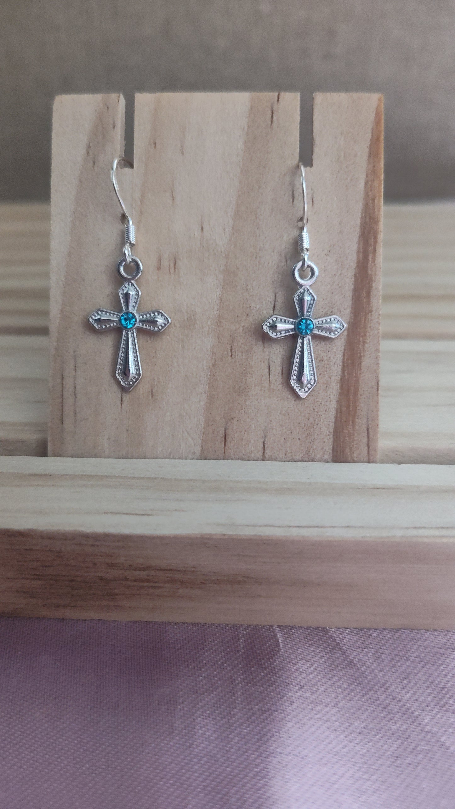 Cross Earrings- CLEARANCE- Discontinued item