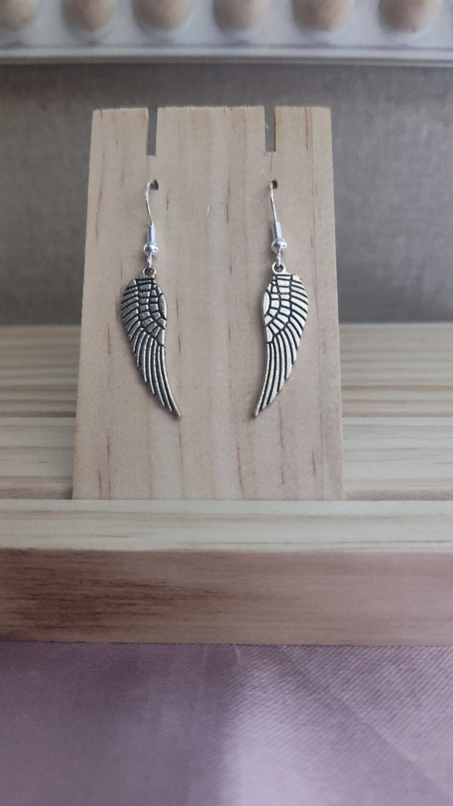 Angel Wing Earrings- CLEARANCE- Discontinued item