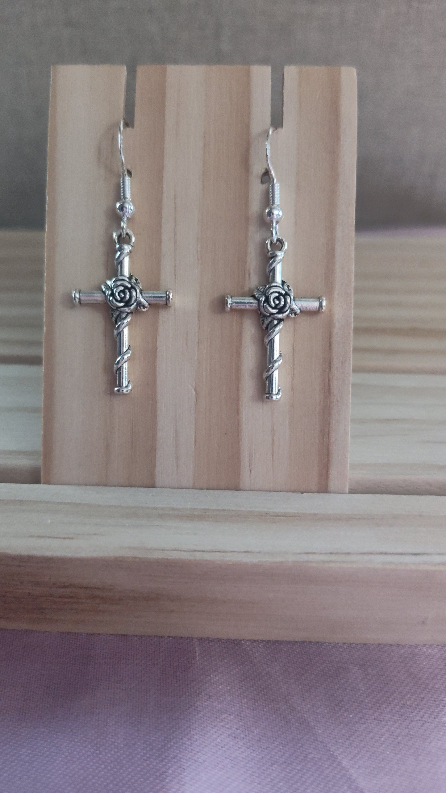 Cross Earrings- CLEARANCE