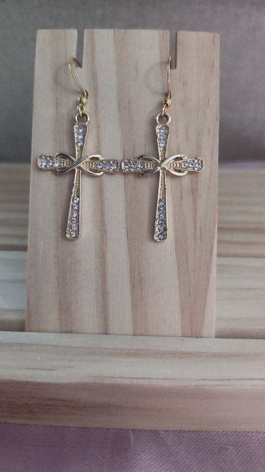 Cross Earrings- CLEARANCE