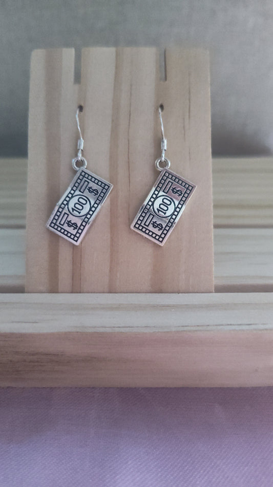 Money Earrings- CLEARANCE