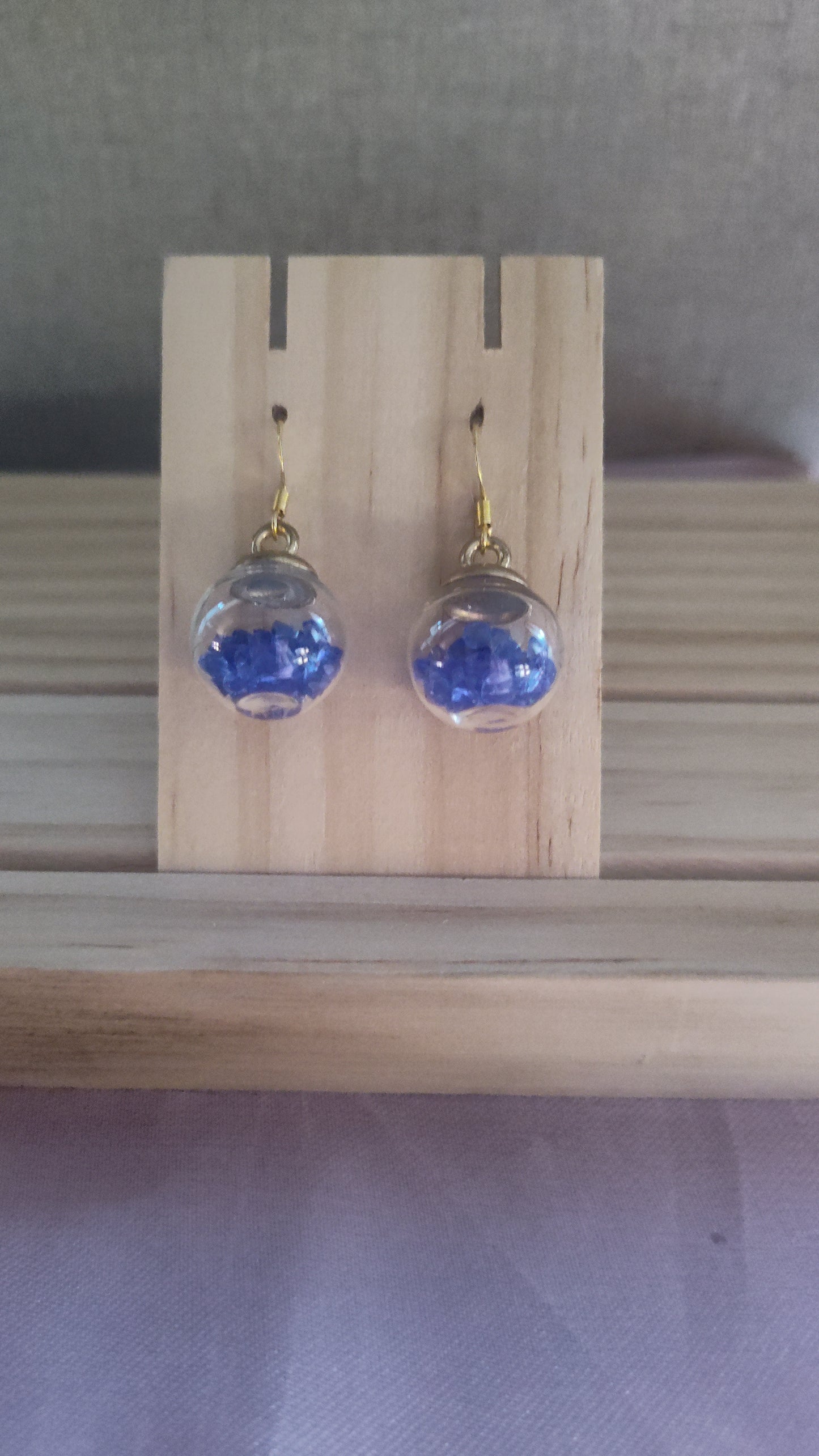 Glass Ball Earrings- CLEARANCE- Discontinued item