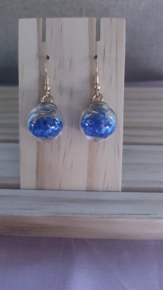 Glass Ball Earrings- CLEARANCE- Discontinued item