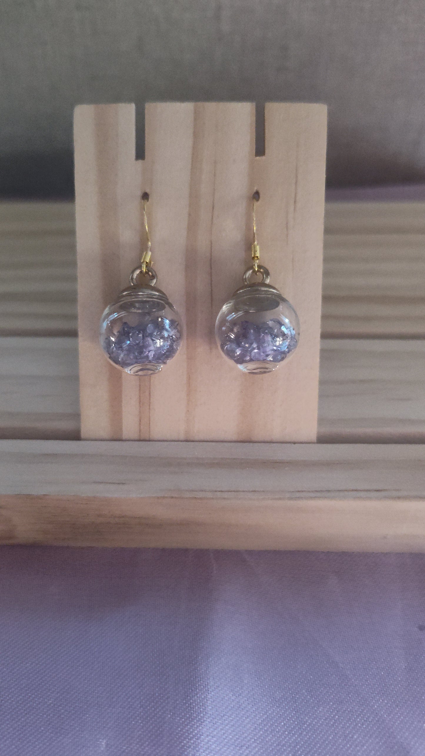 Glass Ball Earrings- CLEARANCE- Discontinued item