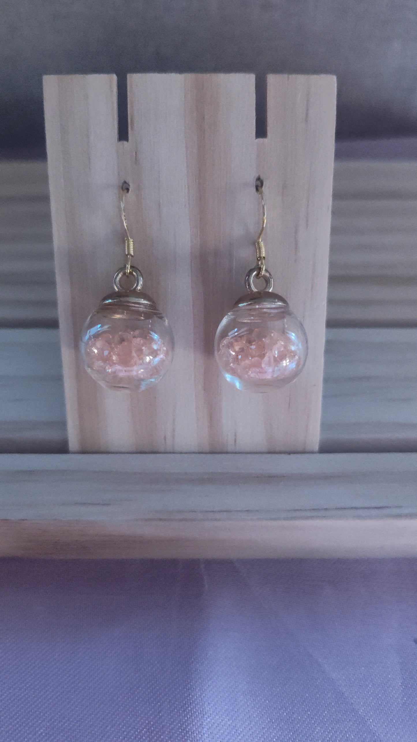Glass Ball Earrings- CLEARANCE- Discontinued item