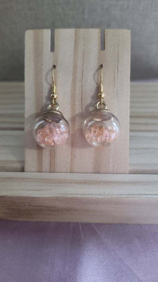 Glass Ball Earrings- CLEARANCE- Discontinued item
