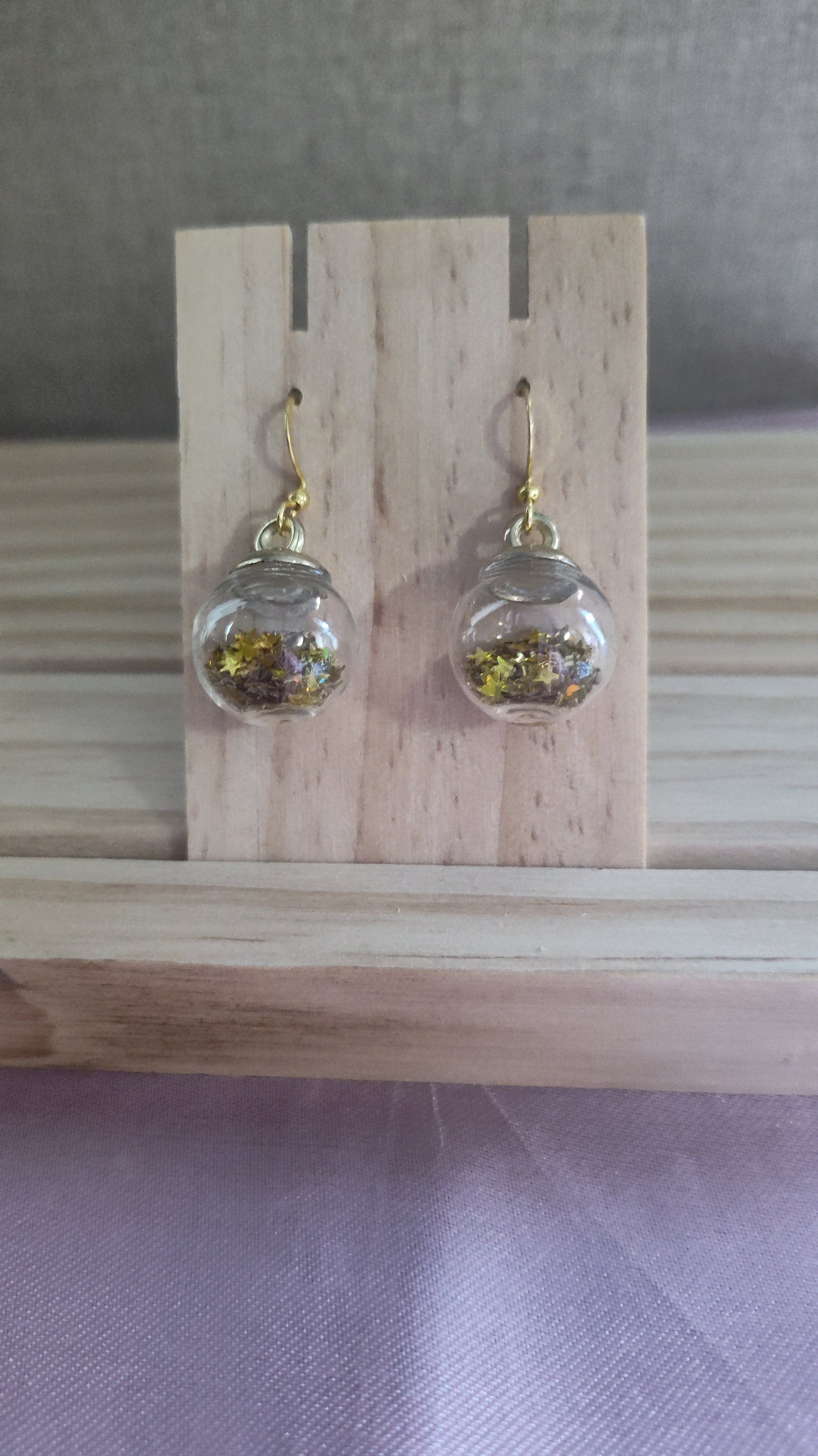 Glass Ball Earrings-CLEARANCE