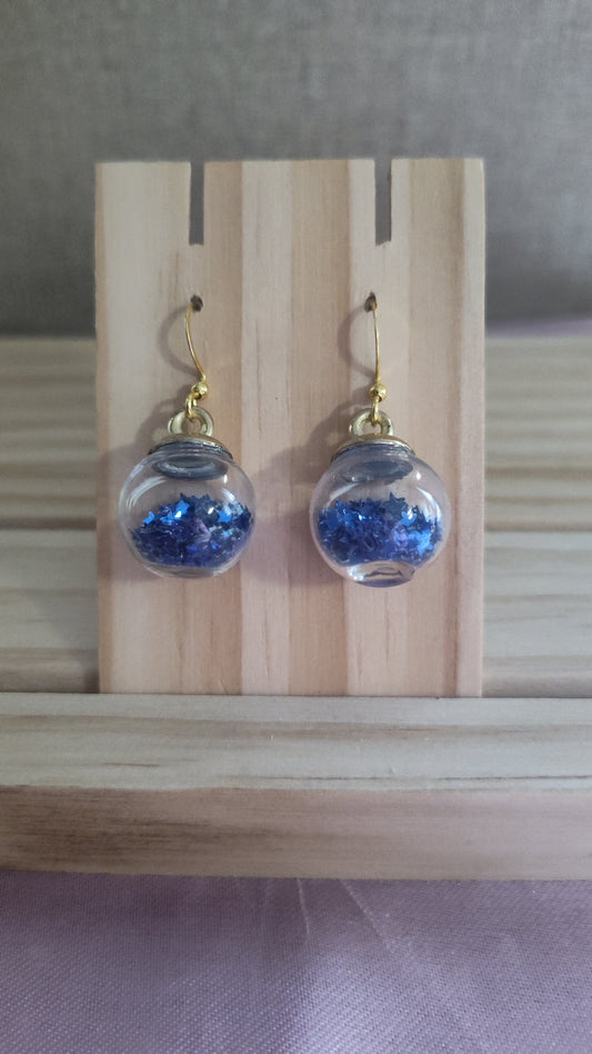 Glass Ball Earrings- CLEARANCE