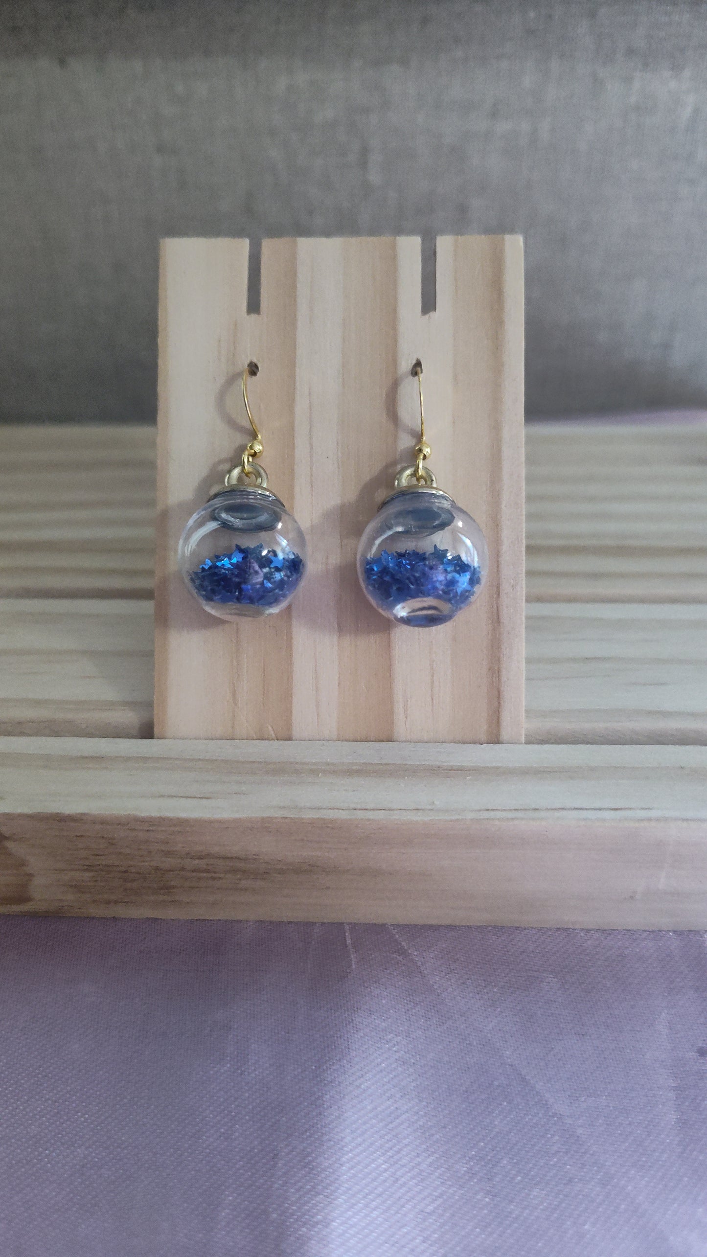 Glass Ball Earrings- CLEARANCE