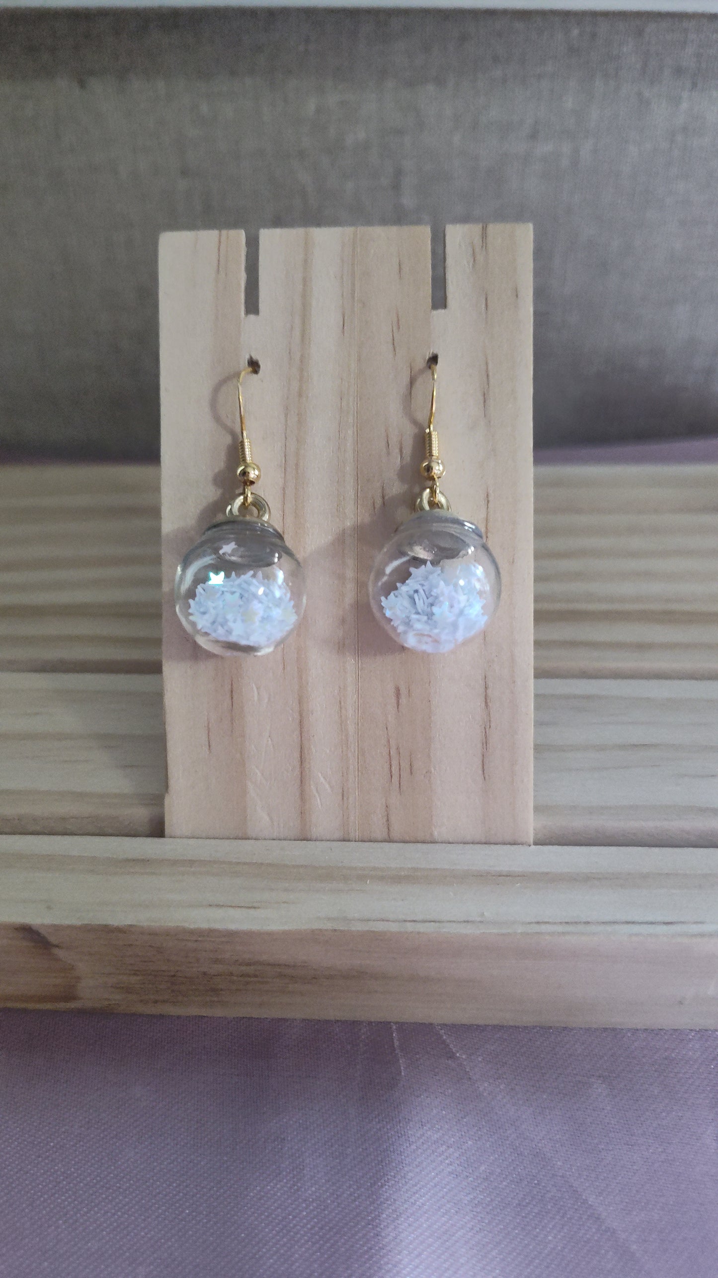 Glass Ball Earrings- CLEARANCE