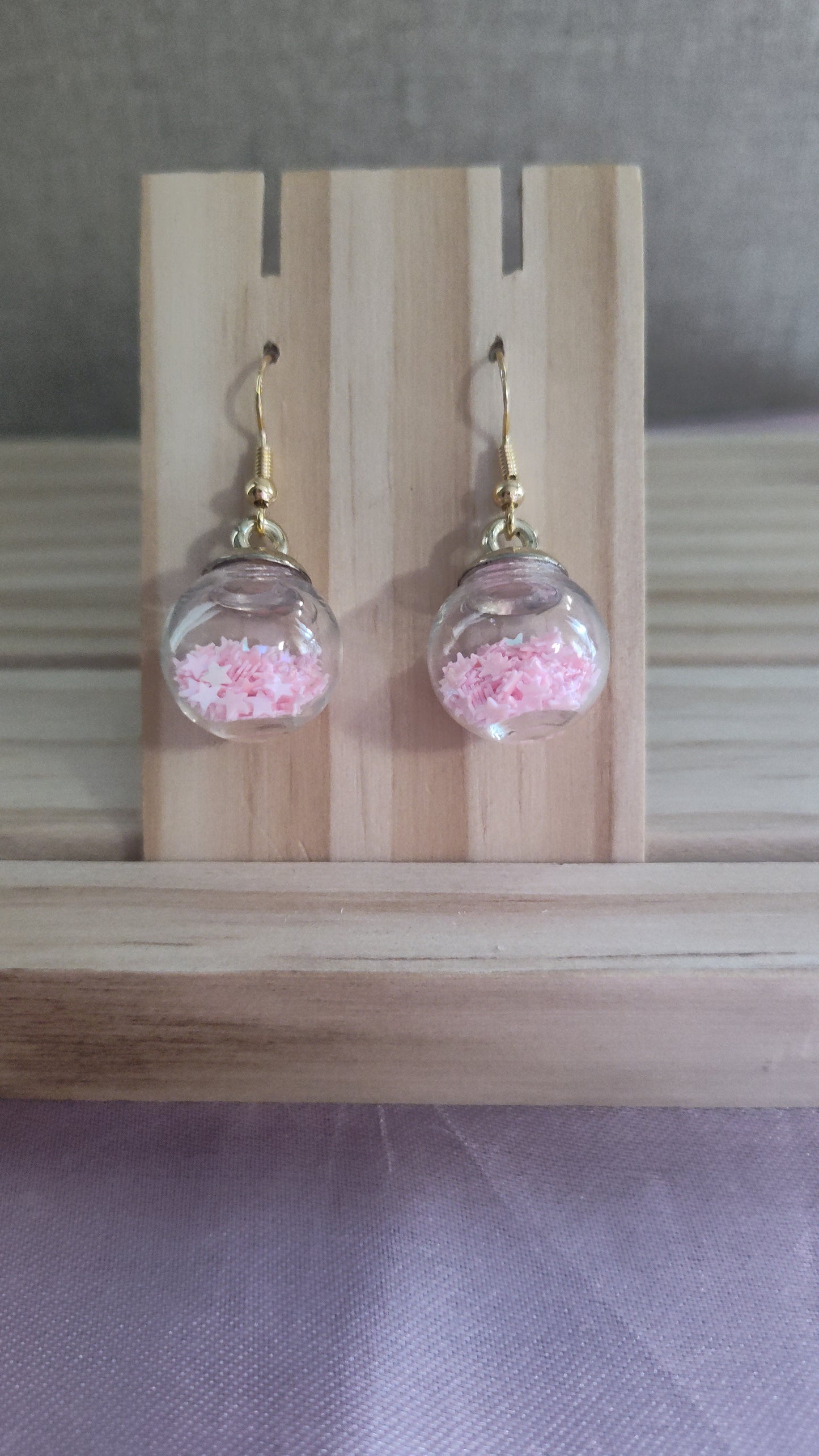 Glass Ball Earrings- CLEARANCE