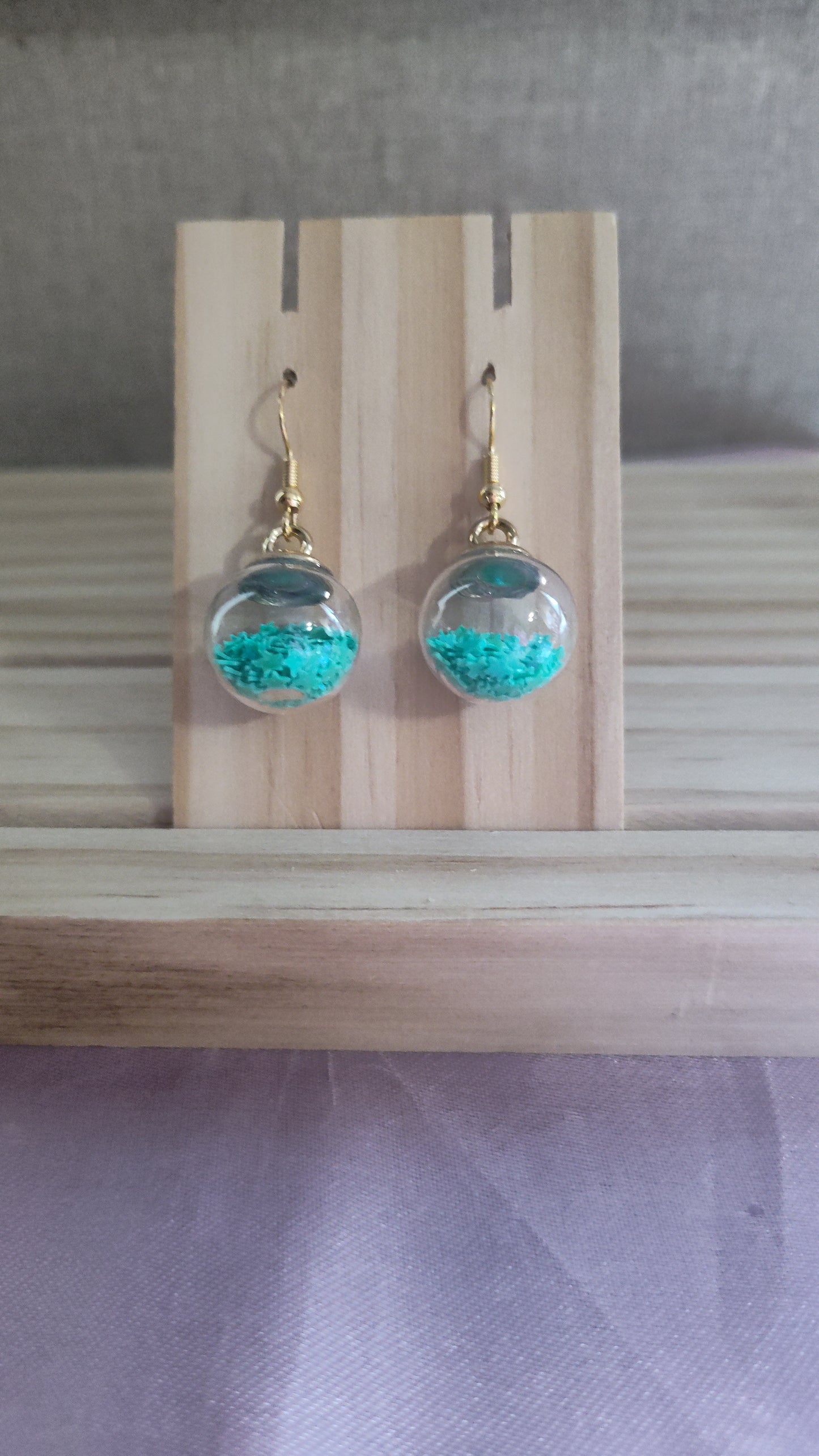 Glass Ball Earrings- CLEARANCE