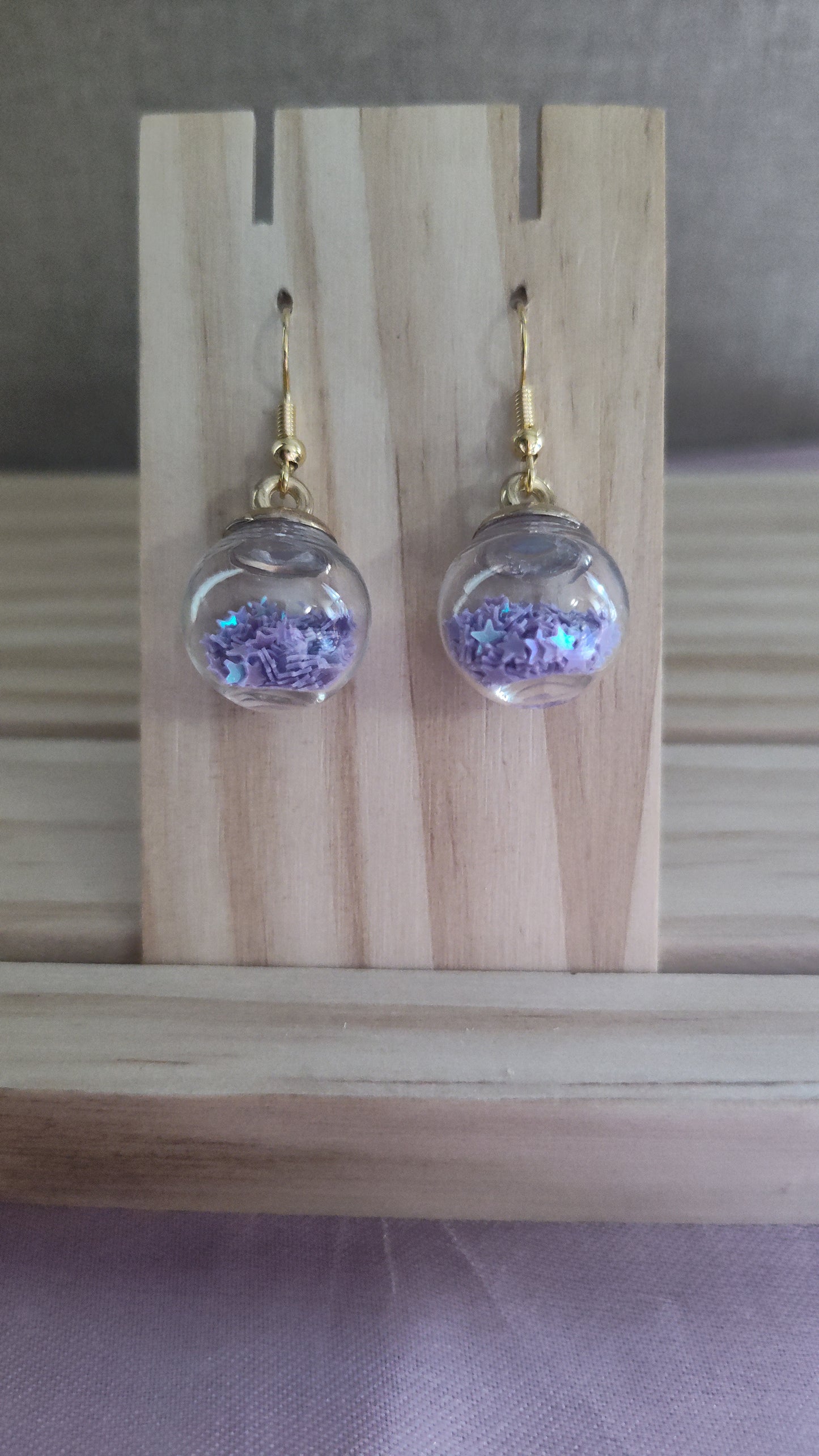 Glass Ball Earrings- CLEARANCE