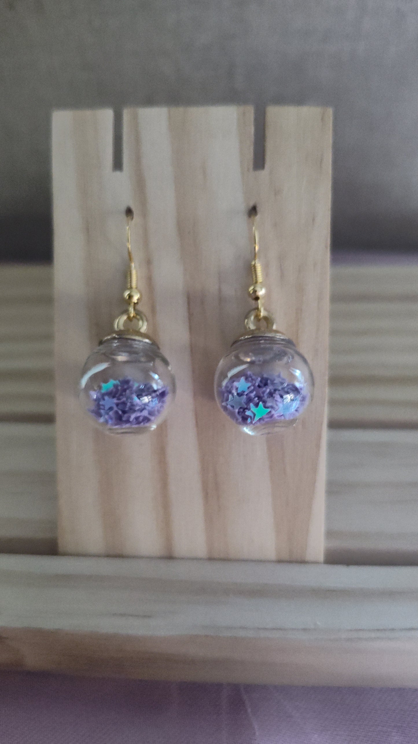 Glass Ball Earrings- CLEARANCE