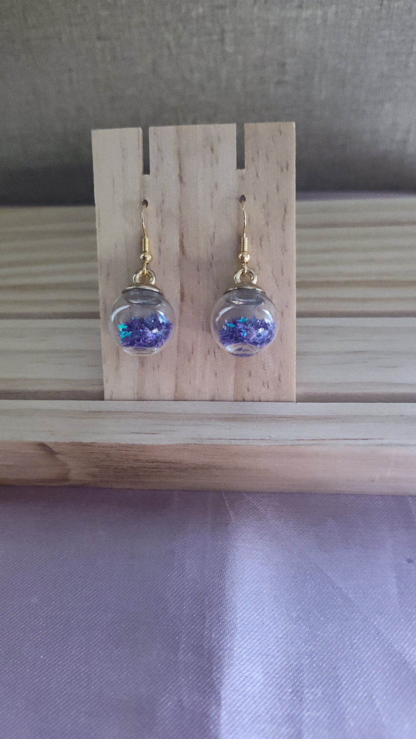 Glass Ball Earrings- CLEARANCE