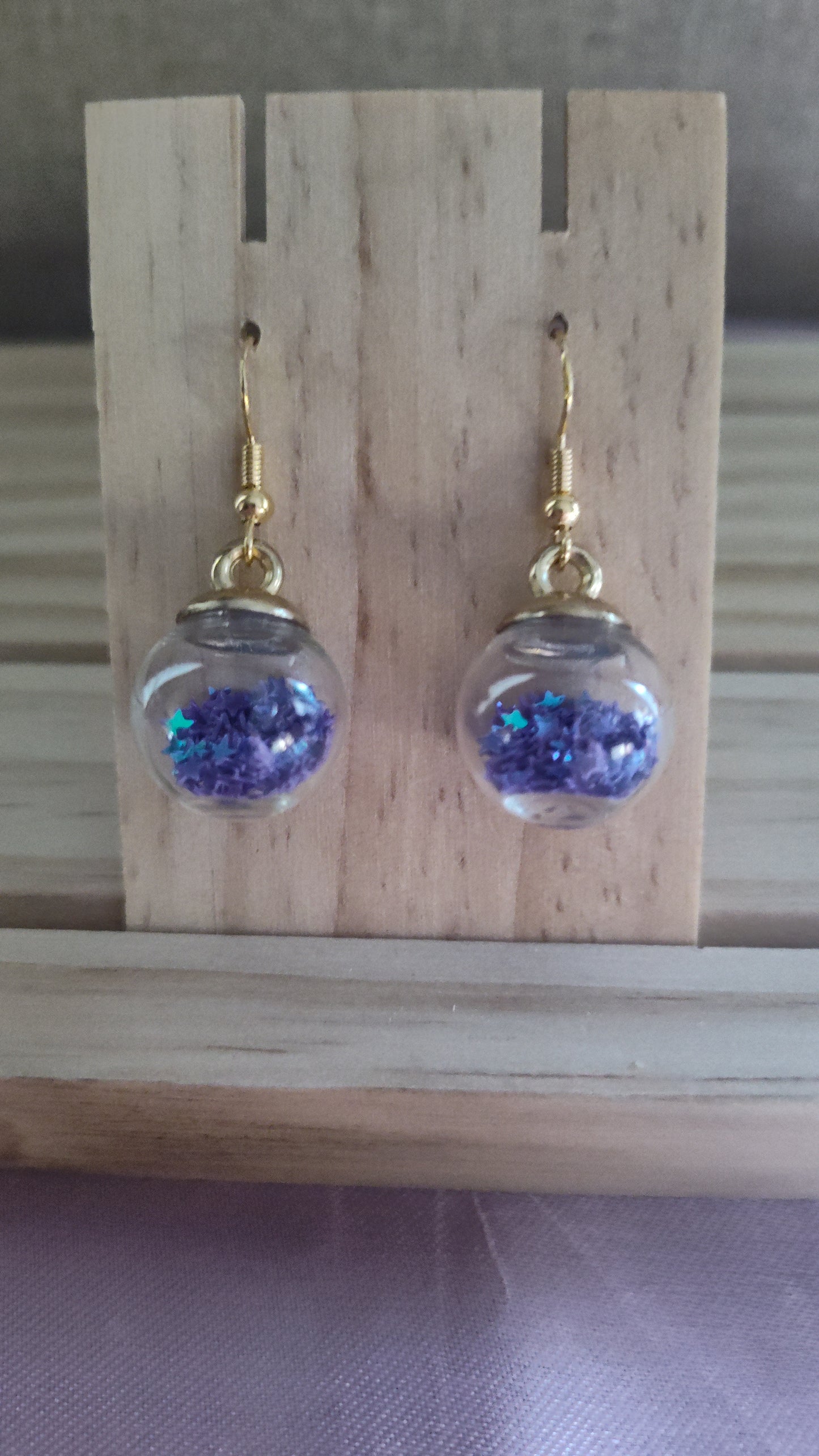 Glass Ball Earrings- CLEARANCE
