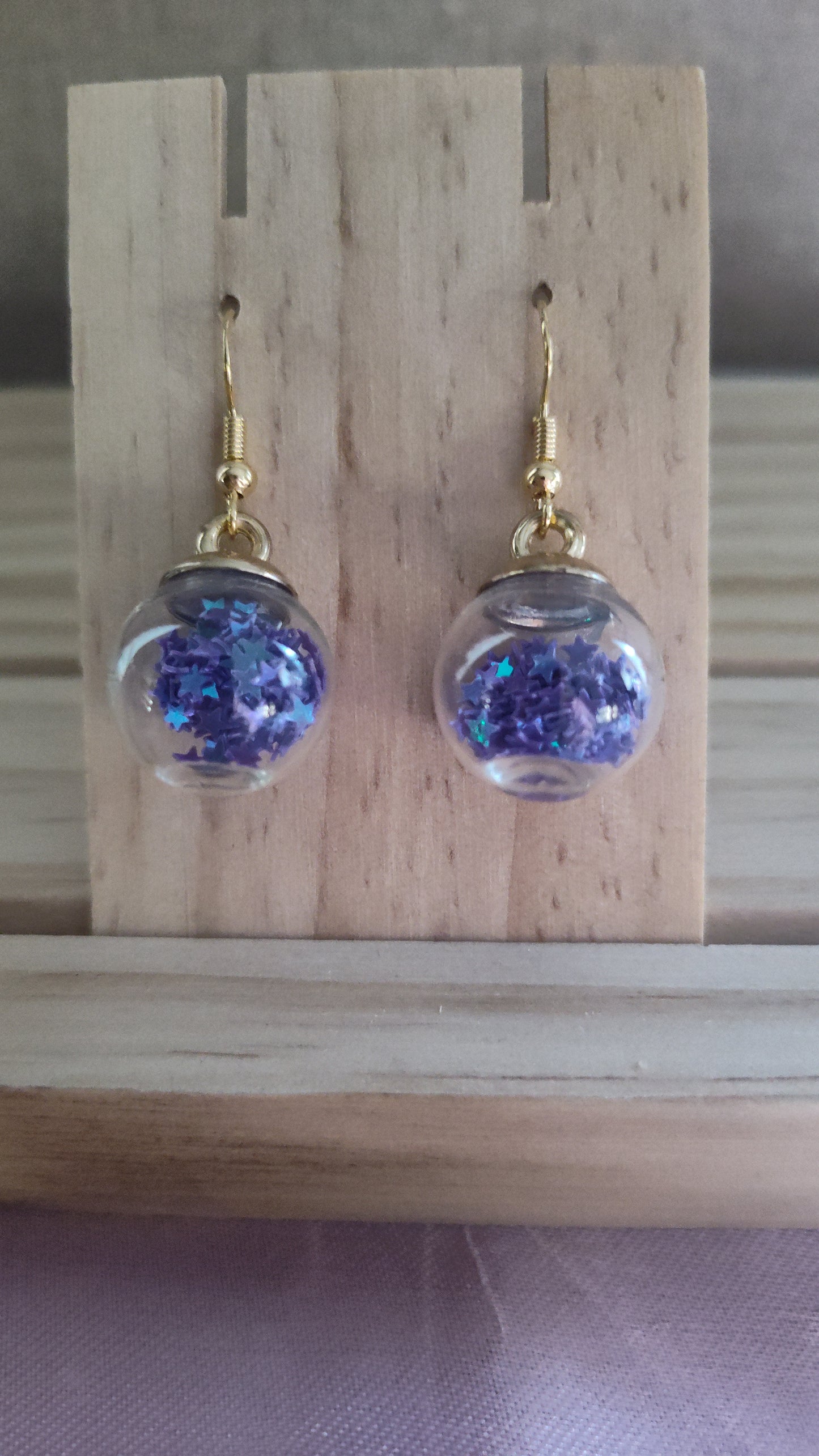 Glass Ball Earrings- CLEARANCE