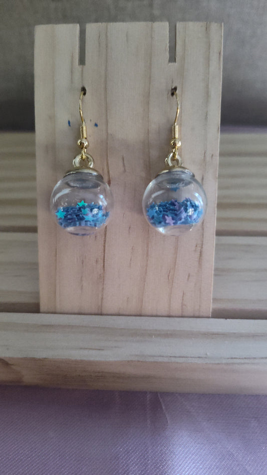 Glass Ball Earrings-CLEARANCE