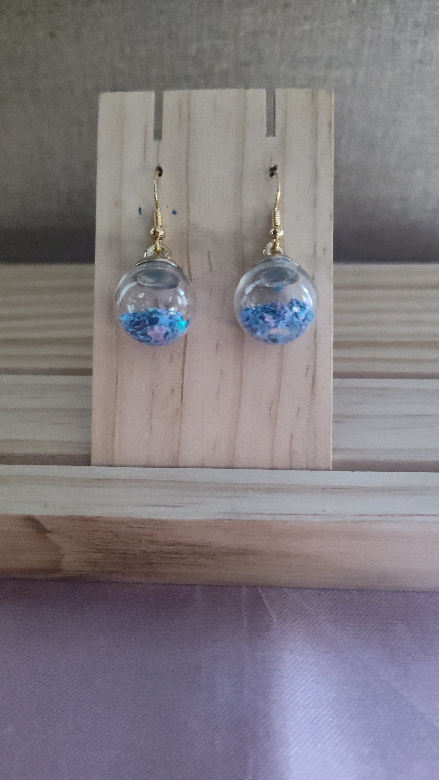Glass Ball Earrings-CLEARANCE