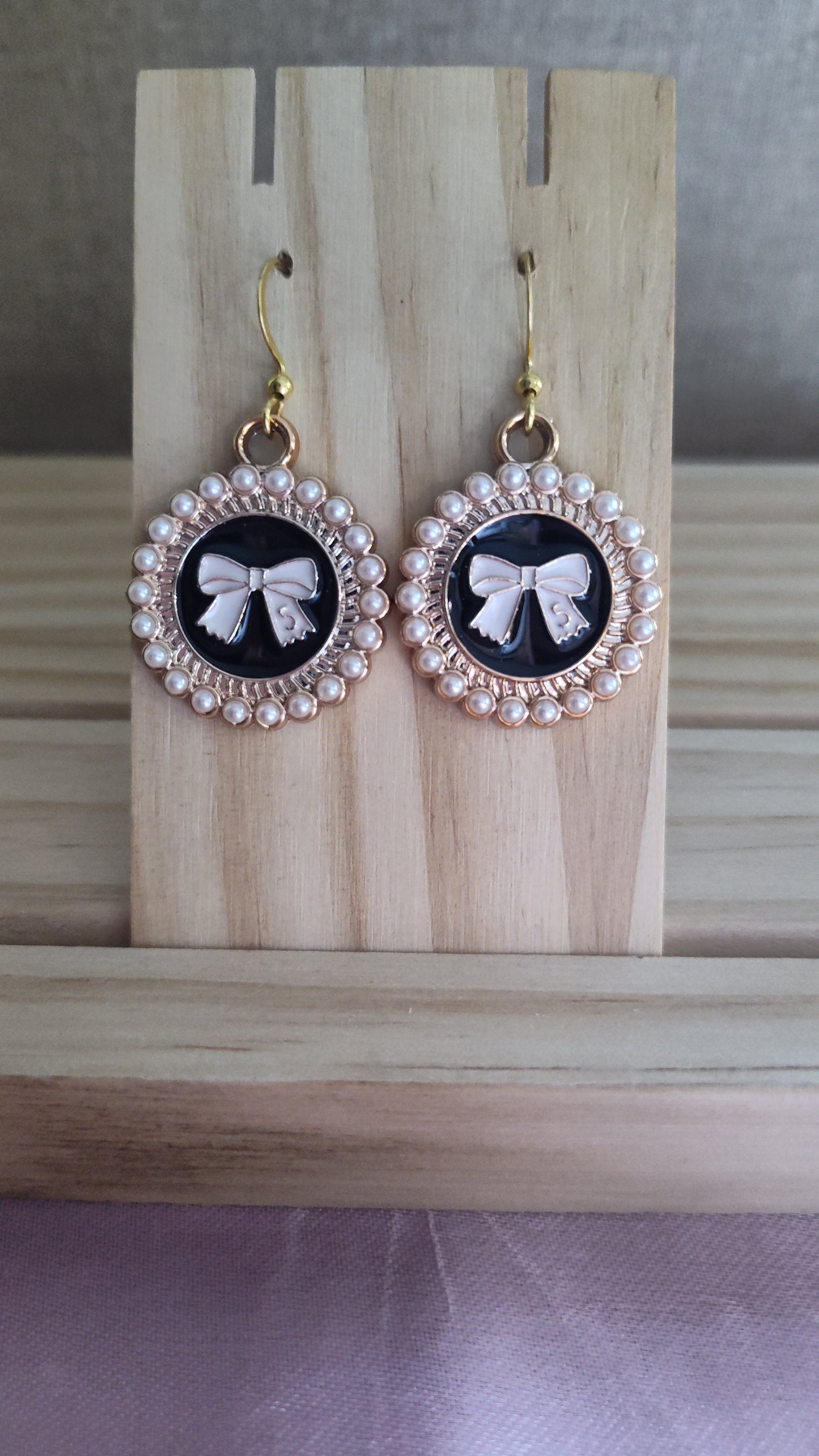 Bow Earrings- CLEARANCE- Discontinued item