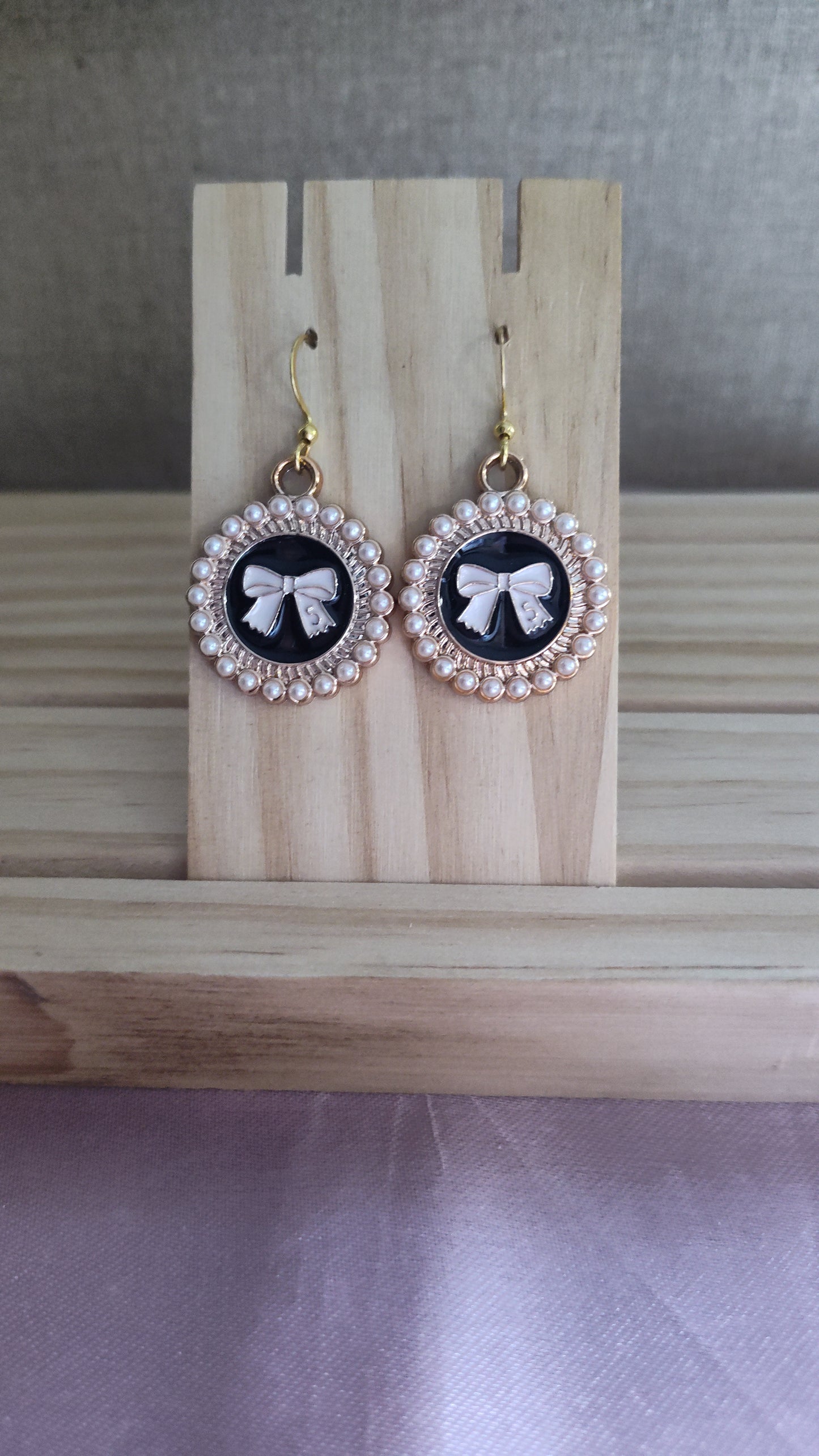 Bow Earrings- CLEARANCE- Discontinued item