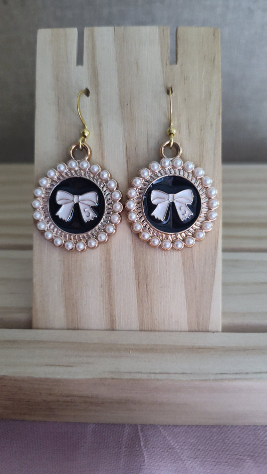 Bow Earrings- CLEARANCE- Discontinued item
