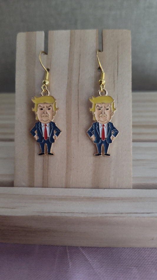 Donald Trump Earrings- CLEARANCE