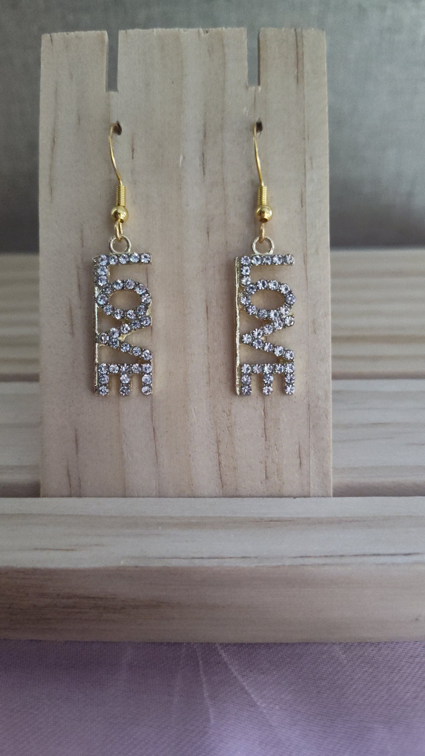 LOVE Earrings- CLEARANCE