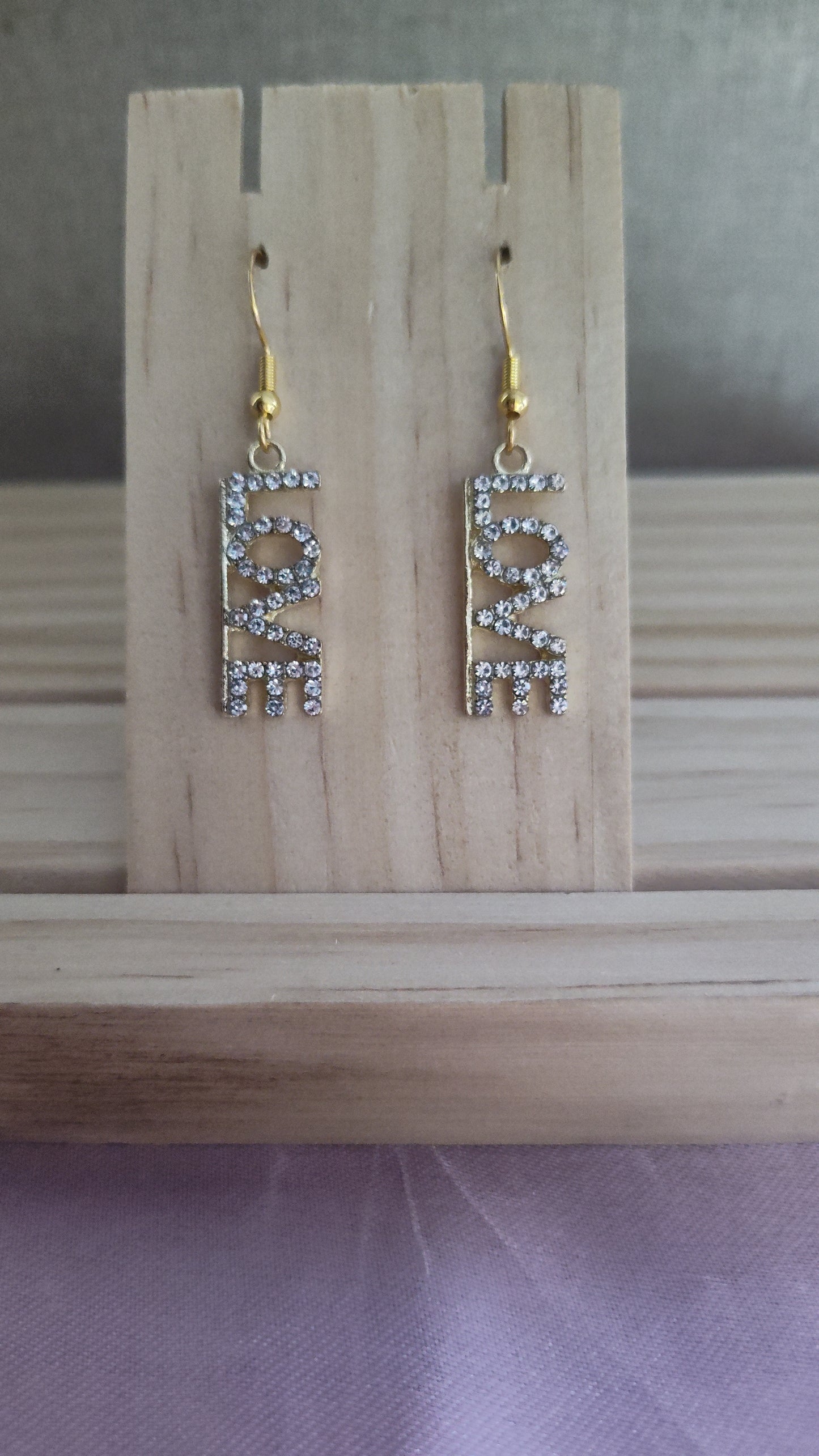 LOVE Earrings- CLEARANCE