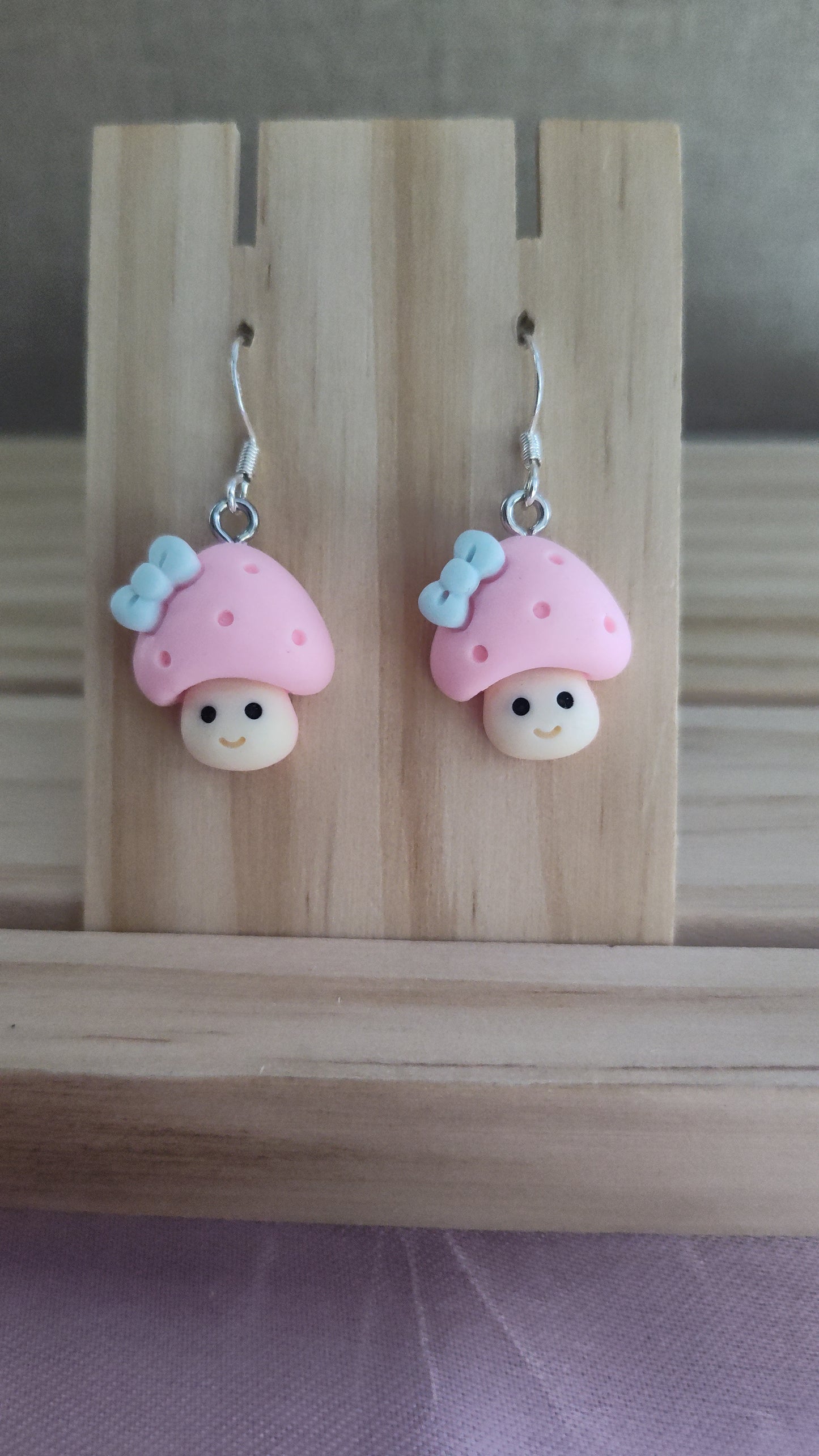 Cute Mushroom Earrings- CLEARANCE