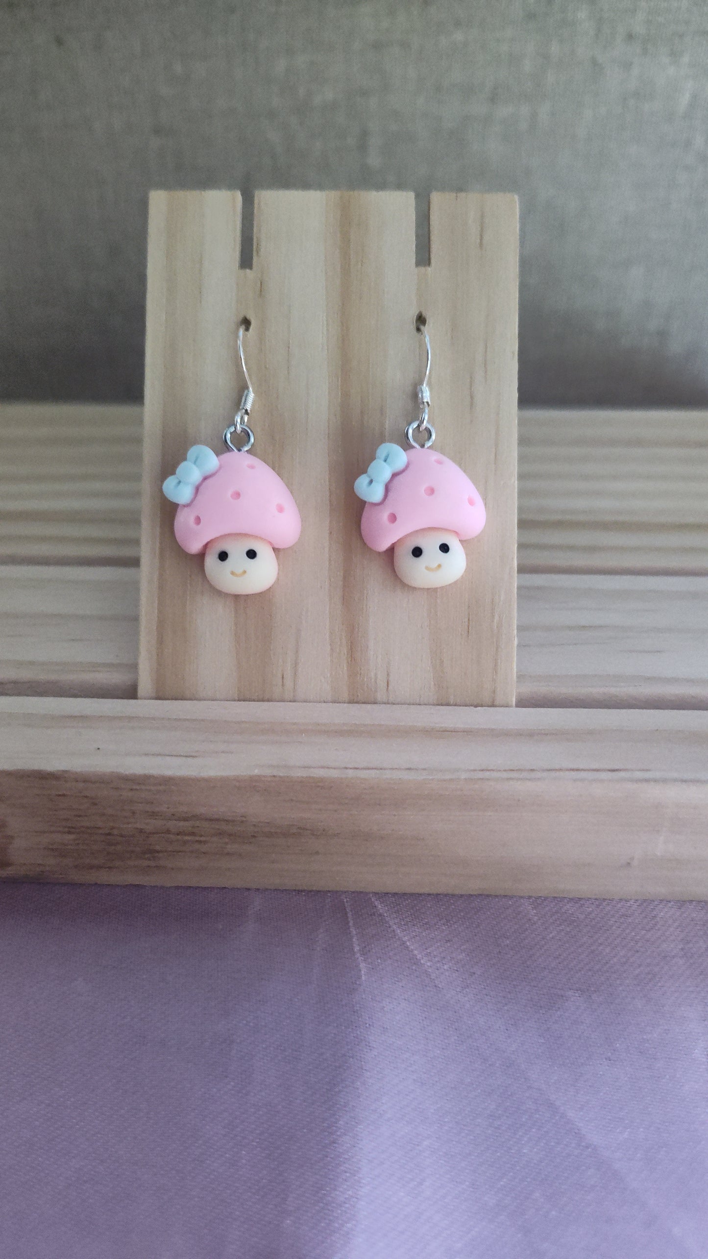 Cute Mushroom Earrings- CLEARANCE