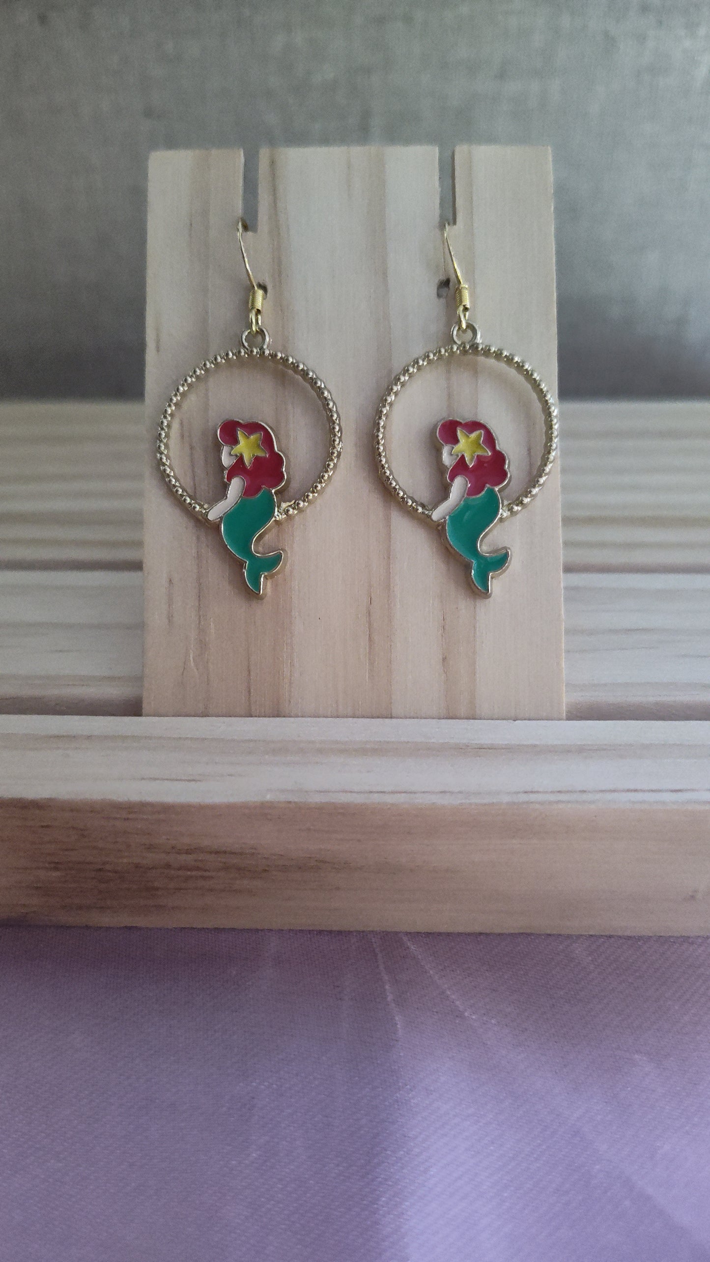 Little Mermaid Earrings- CLEARANCE- Discontinued item