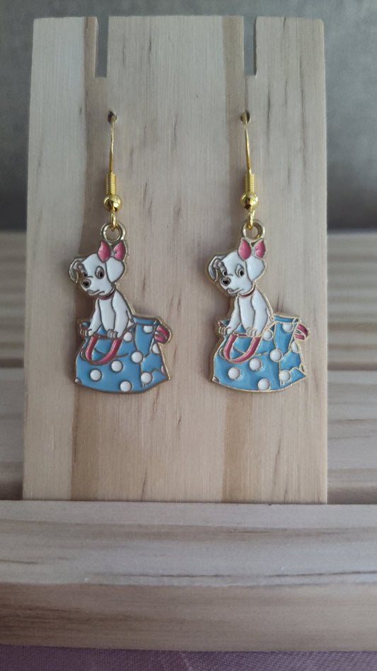 101 Dalmatian Dog Earrings- SALE