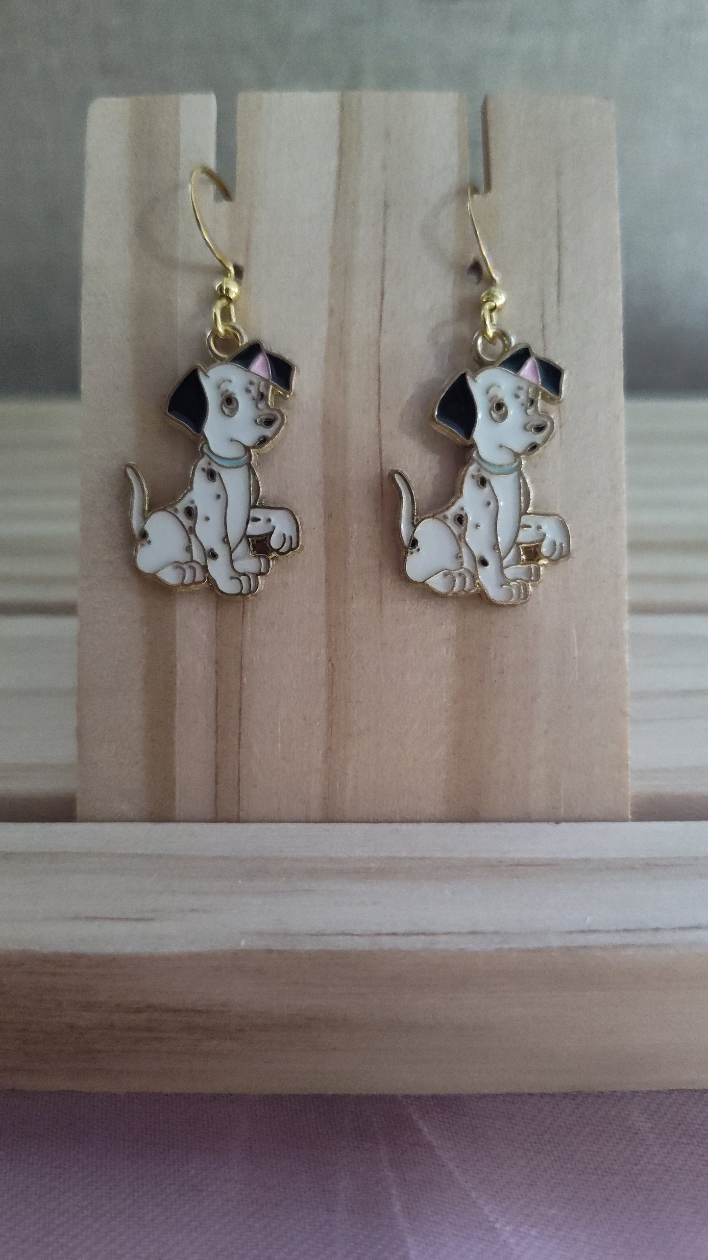 101 Dalmatian Dog Earrings