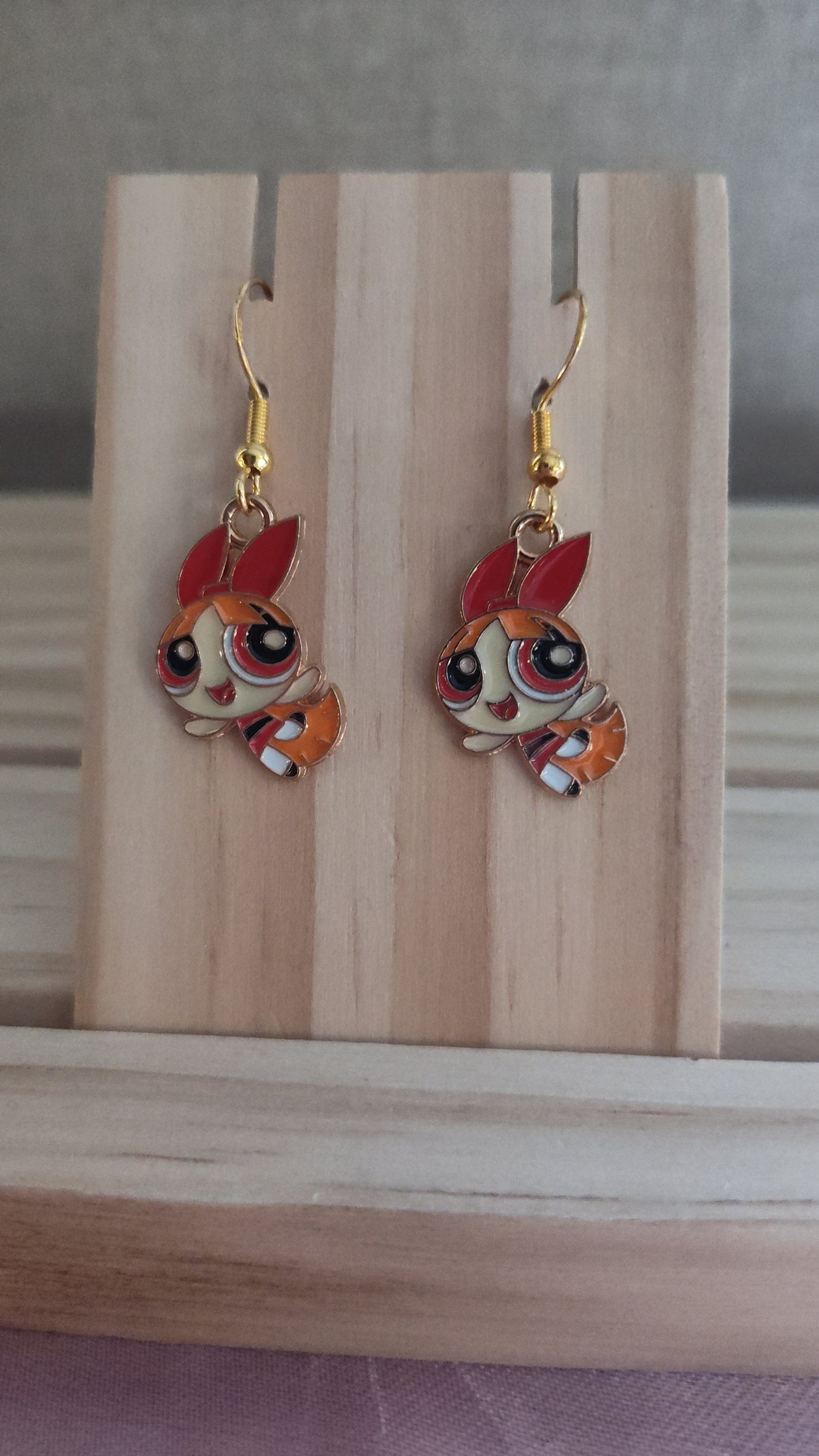 Powerpuff Girl Earrings- CLEARANCE