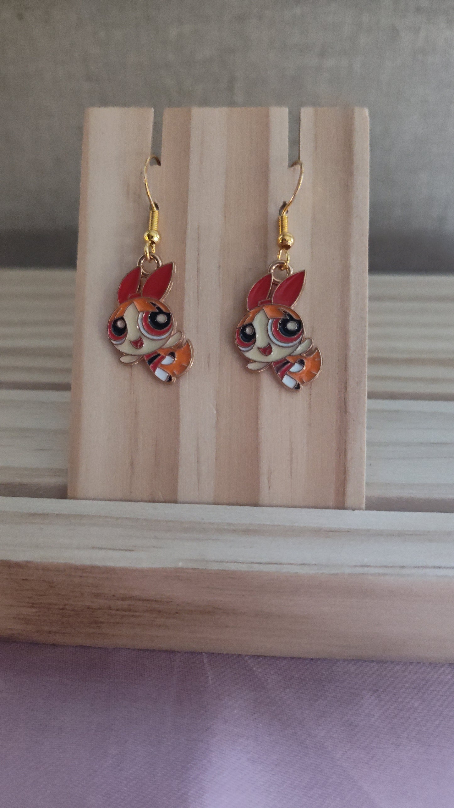 Powerpuff Girl Earrings- CLEARANCE