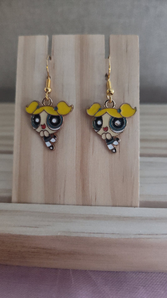 Powerpuff Girl Earrings- CLEARANCE