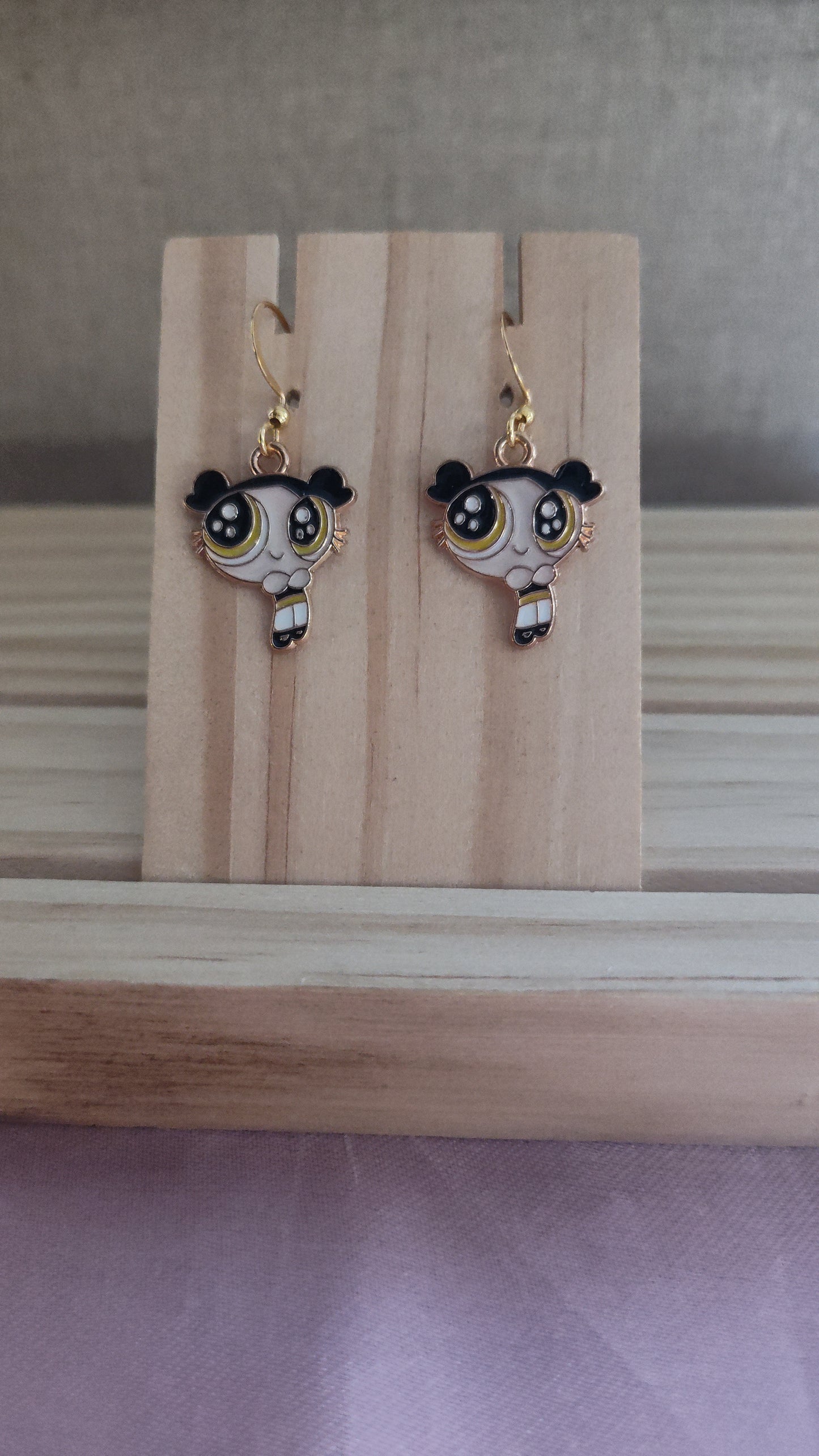 Powerpuff Girl Earrings- CLEARANCE- Discontinued item