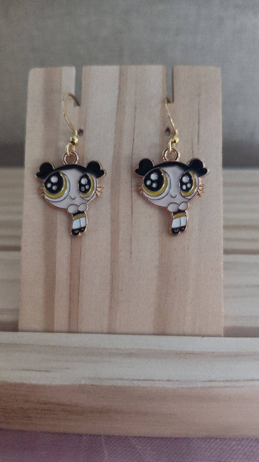 Powerpuff Girl Earrings- CLEARANCE- Discontinued item