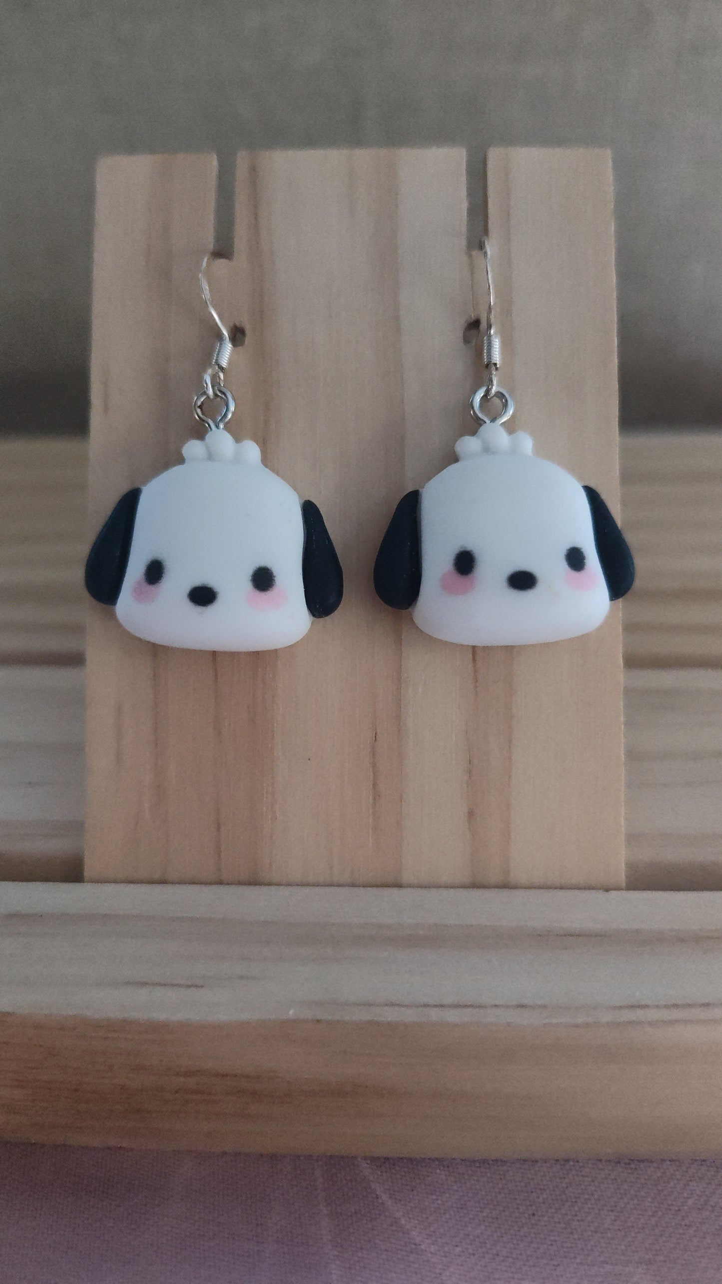 Anime Doggy Earrings-CLEARANCE