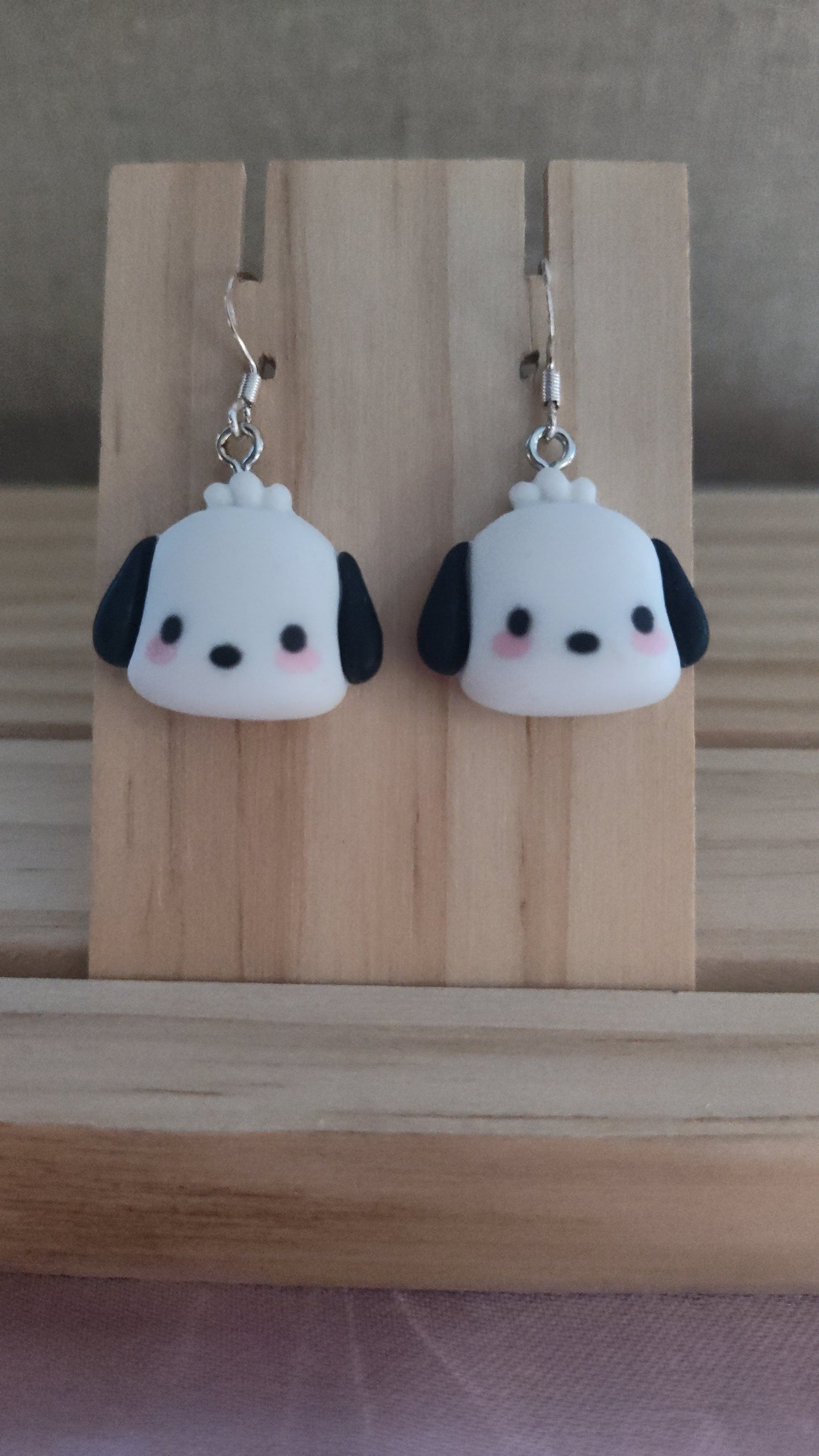 Anime Doggy Earrings-CLEARANCE