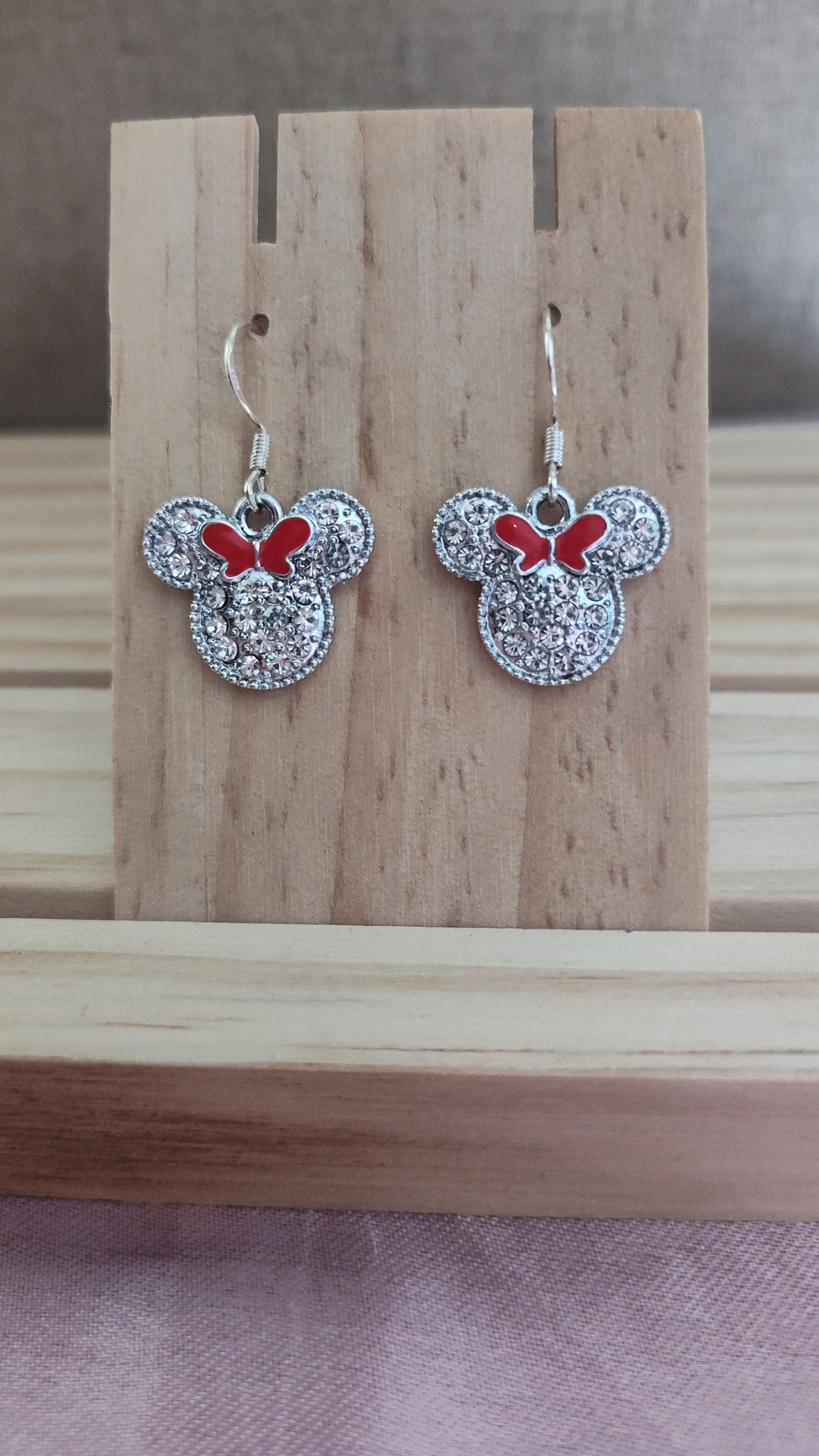 Minnie Mouse Earrings- CLEARANCE-