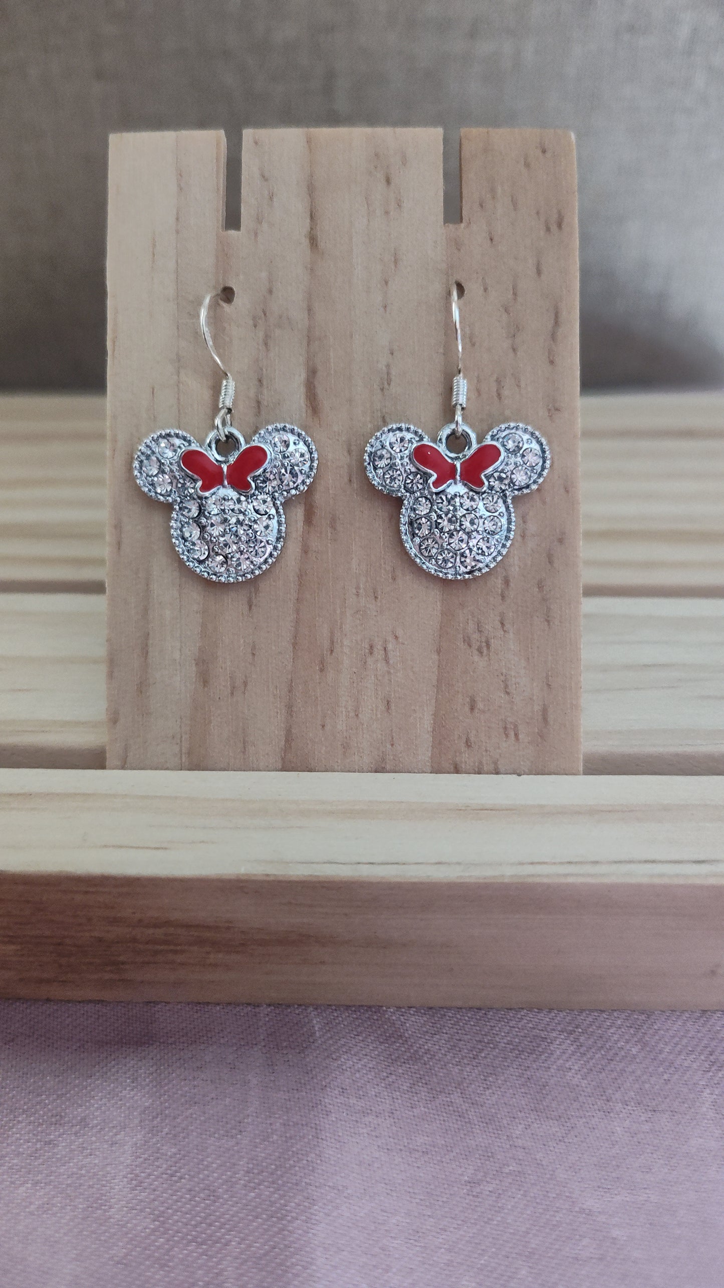 Minnie Mouse Earrings- CLEARANCE-