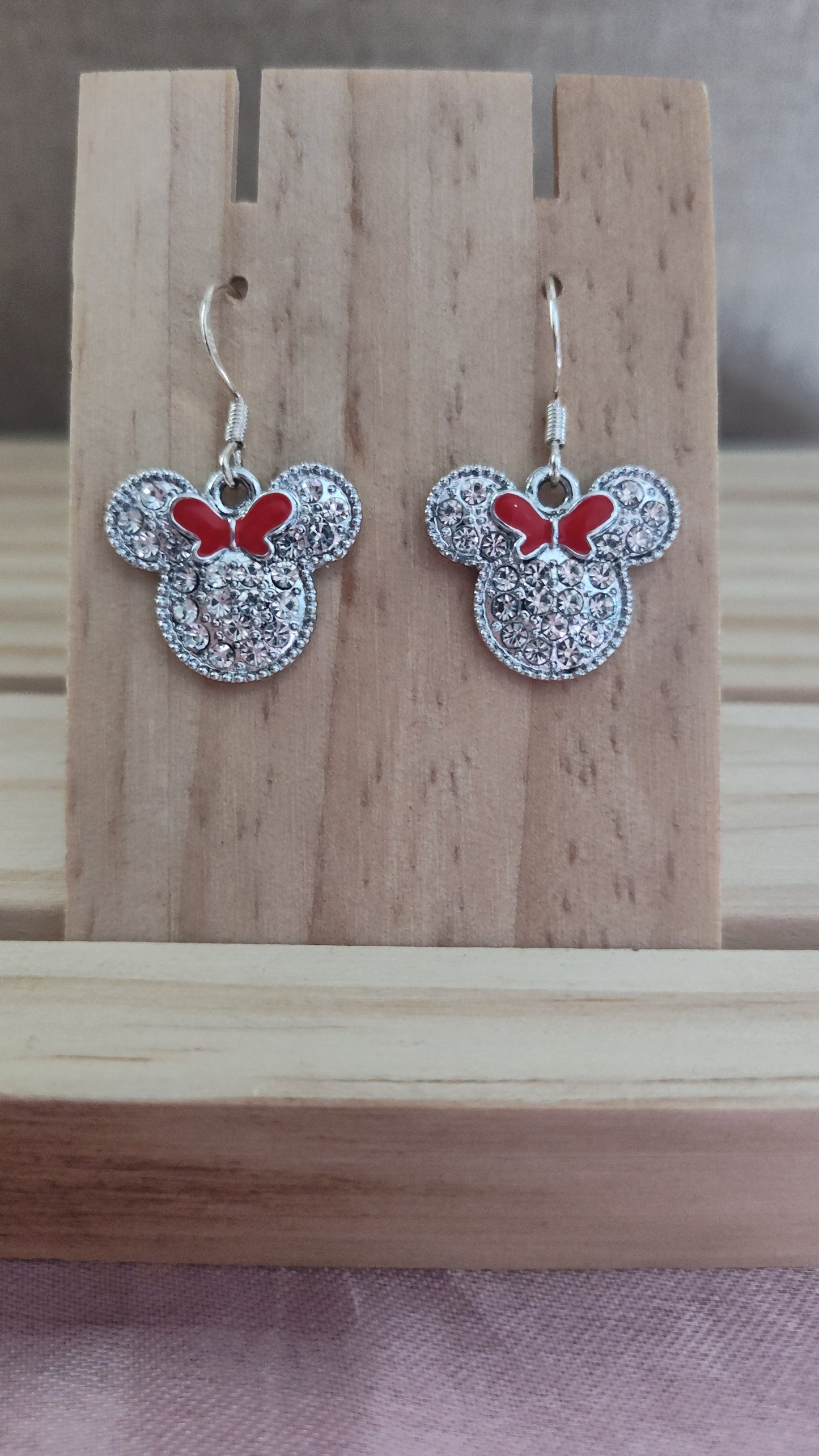 Minnie Mouse Earrings- CLEARANCE-