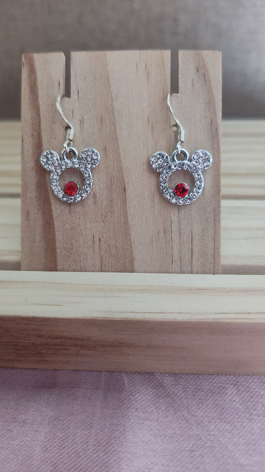 Minnie Mouse Earrings- CLEARANCE- Discontinued item